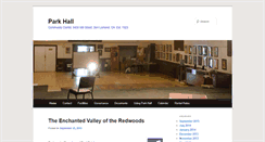 Desktop Screenshot of parkhall.benlomond.org